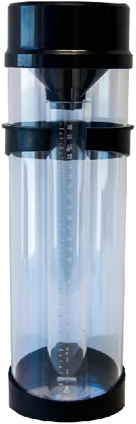 Manual backup rain gauge